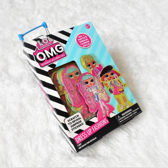 LOL Surprise OMG Dress Up Fashions Paper Dolls Set - Picture 11 of 13